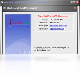 Jodix Free WMA to MP3 Converter 同类软件
