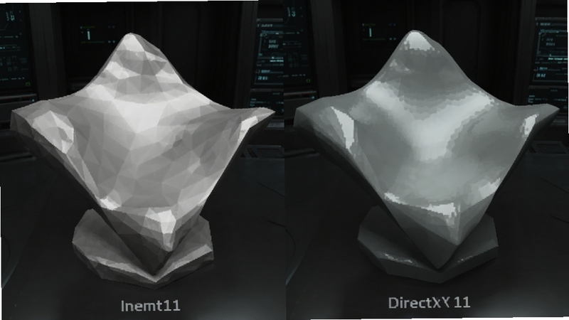 һ��չʾDirectX11����ϸ�ּ���Ч���ĶԱ�ͼ�����Ϊ�Ͷ���δֲ�ģ�ͣ��Ҳ�Ϊ����DirectX11ϸ�ֺ�ĸ߾��ȹ⻬ģ�ͣ�����Ϊ��ɫ�Ƽ�ʵ���һ��������߾۽���ģ�ͱ��棬ͻ��ϸ�ڲ��죬����רҵ�Ҹ����Ӿ��������