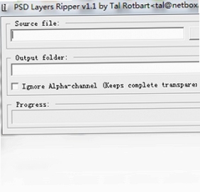 PSD Ripper 软件界面截图