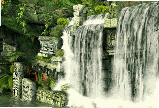 Mayan瀑布3D屏保 玛雅文明背景故事图