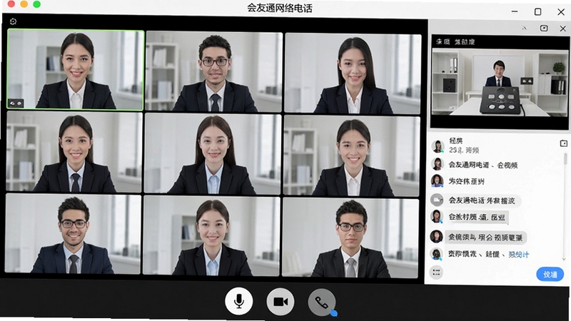 ����ͨ����绰�෽��Ƶ������棬��������Ϊ����λ�����Ƶ���ڣ��Ҳ�Ϊ��Ļ����������������壬�ײ�Ϊ��˷硢����ͷ���ư�ť������������רҵ������Ϊǳ��ɫ����ͻ�����鹦�ܵĶ�ά��