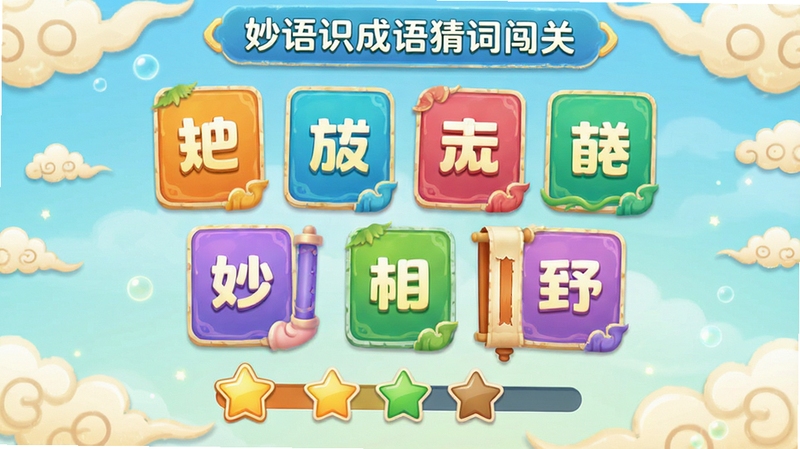 ����ʶ����´ʴ��ؽ��棬չʾ�����ɫ���￨Ƭ������Ǳ꣬������������װ�Σ�ɫ���������죬����Ԣ�����ֵ�������