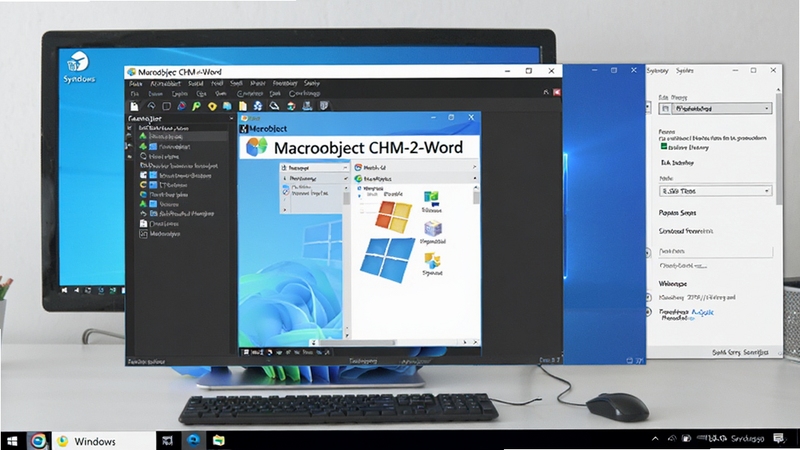 һ��չʾMacrobject CHM-2-Word�������л�����ʾ��ͼ��������������ʾ�������ڣ��Ա���Windowsϵͳ���ý��棬����Ϊ�ɾ��İ칫����ͻ��������Windowsϵͳ�ϵ��ȶ�����״̬