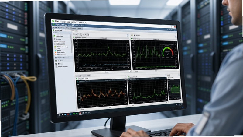 һ���ִ�IT��ά��Ա���ڵ���ǰʹ��PacketTrap pt360 Tool Suite����������ϵĿ�������ͼ�����������ǵ�����Ļ�ϵ��������棬��ʾ�Ŷ���������Ǳ��̺�ʵʱ����ͼ����������ģ���ķ����������������������������дʵרҵ��alt:PacketTrap pt360 Tool Suite ������Ԥ��ͼ