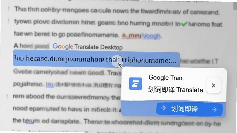 չʾ���ѡ��һ��Ӣ�ľ��Ӻ��Աߵ���Google Translate Desktop�ĸ�������С������������ʾ�������壬����Ϊģ������ҳ���֣�����������ǿ�������ʼ��롱�ı���ԣ�16:9������