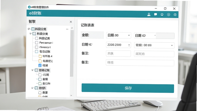 չʾe8����������������ܼ��˵Ĳ���ҳ�棬��Ļ����ǿ�Ŀ���������Ҳ�Ϊ���˱��������������ڡ���ע���ֶΣ������԰�ɫ��Ƭʽ����Ϊ��������ɫ������ʾ���水ť������Ϊ��Լ�İ칫�����棬��������e8����������������ڴ��ڱ�������ͼƬ���дʵ���������䲩��ģ������