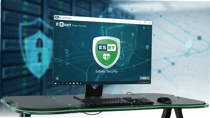 �ִ��Ƽ��е���������������Eset Smart Security�����棬��������ˬ����ʾ��ɫ��ȫ״̬������Ϊģ�������簲ȫ��������ͼ������ɫ����������ɫ���䣬���壬��Ʒ��Ⱦ���