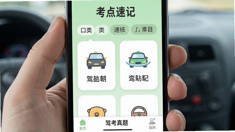�ݿ����⿼���ټǽ��棬�ֻ���Ļ����ʾ�ھ���Ƭ����Ƭ���м���ͼ������֣�����Ϊ����ɫ�������С������ټǡ����⣬�·��з����ǩ���������ơ��ݿ����⡱��ʾ�ڵײ����������������»���