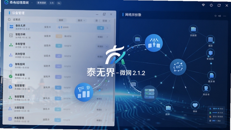 ̩�޽�-΢�� 2.1.2 �汾������Ԥ��ͼ��չʾ�豸�����б�����������ͼ����������Ϊ����logo����������������ͼ�꣬����Ϊ����ɫ�Ƽ��н��䣬��������������ͻ�������������Ч�����ĺ��Ĺ���