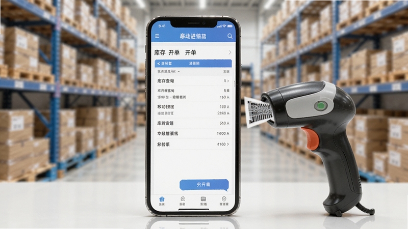 �ֻ�չʾ�ܼ��Ÿ߼�������APP���棬��Ļ����ʾ����ѯ�Ϳ���ҳ�棬�ֻ��Ա���ɨ��ǹ�ͻ��ܱ����������ƶ��칫������ɫ�����������дʵ