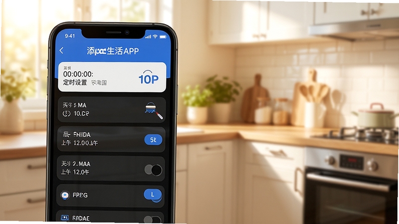 ��������APP��ʱ���ý���ʾ��ͼ���ֻ���Ļ��ʾÿ��һ����������10���Զ���ɨ�Ķ�ʱ�����б�������Ϊ�����ĳ�����������������չʾʱ���趨���ظ�ѡ�����ɫ����ů��ͻ������ԤԼ�ı����ԡ�