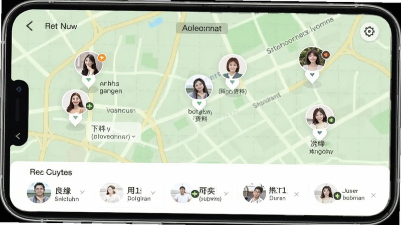 ��Ե����ͬ�ǽ��ѹ��ܵ�ͼ���棬�ֻ���Ļ����ʾ��ͼ�еĶ���û�ͷ���ǣ�����ɲ鿴���ϣ�����Ϊ����ɫ�����ͼ�������·����б�չʾ�����û�����������ʵ�ã�ͻ������λ������