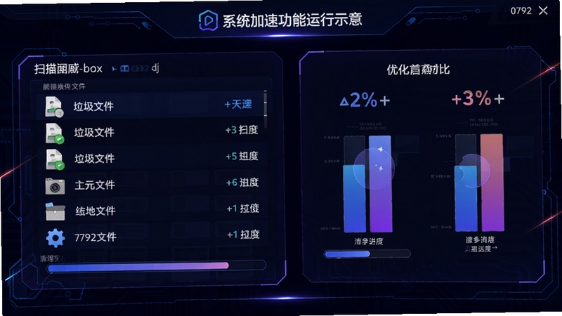 0792dj-box ϵͳ���ٹ�������ʾ�⣬��ʾɨ�赽�������ļ��б�������������������Ϊ�Ƽ���ʮ�����ɫ���棬ͻ�����������������Ż�ǰ��Աȣ�����ɫ��������ɫΪ��