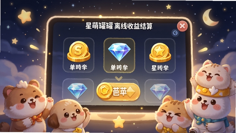 ���ȹ޹�����������㻭�棬��Ļ����ʾ��ҡ���ʯ�Ƚ���ͼ�꣬��������һ�Ի�����������ҹ�����ǿգ����������ܰ�Ĺ�Ч��ͻ���ջ��ϲ�á�