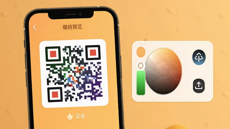 ΢��ά��һ��ɨ���ɶ�ά�빦��Ԥ�����ֻ���Ļ����һ���Զ�����ɫ�Ķ�ά�룬�Ա�����ɫѡ������Logo�ϴ�ͼ�꣬����Ϊůɫ���������Ѻã�ͻ�����Ի���������