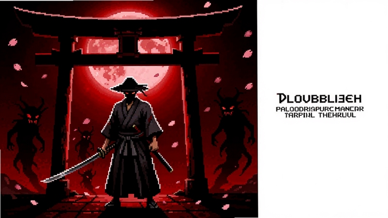 Bloodless���Ӿ�ͼ��һ���ֳ���ʿ���Ĺ¶�����վ��Ѫɫ�¹��µ���ʽ���ǰ��������Ʈ���ӣ��������Լ�������Ӱ��������Ϊ�߶Աȶȵ�����������ͻ����������ط�Χ����������λ������ƫ���Ҳ����������ʺϷ������ֽ���