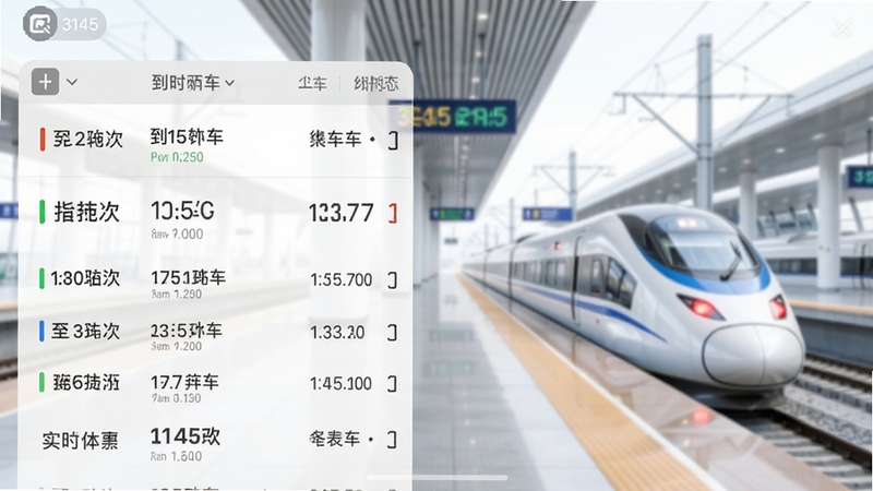 3145��ʱ�̱��������ͼ��չʾ�����ĳ����б�������ʱ����ʵʱ״̬������Ϊ�ִ�������վ̨������������������Ϣ�׶�