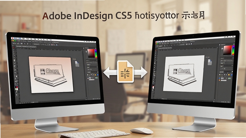 Adobe InDesign CS5 Э������ʾ��ͼ��������ʾ��̨������Ļ�Ϸֱ��� InDesign �� InCopy �������ڣ��м��й����ļ�ͼ����˫���ͷ������Ϊģ���İ칫������ɫ����ͣ������Ŷ�Э�������ݹ�������