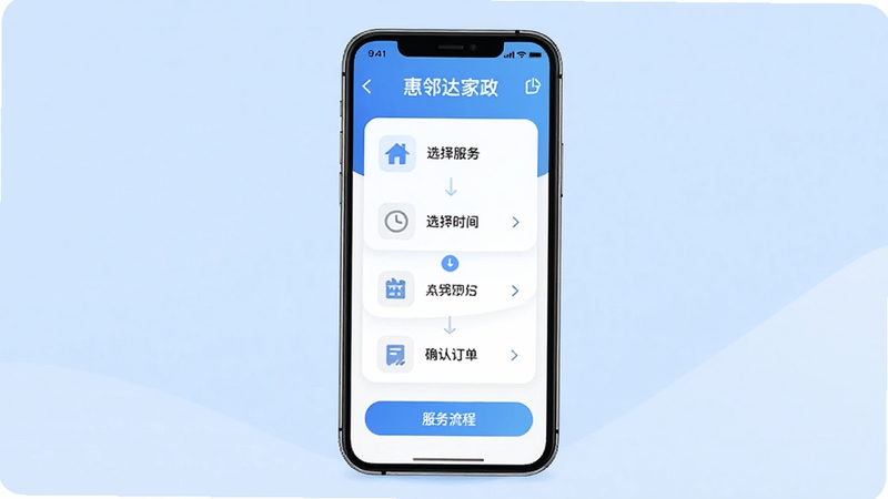 ���ڴ����APP����ԤԼ����ͼ�������ֻ�����չʾѡ�����ѡ��ʱ�䡢ȷ�϶����Ĳ��裬������ǳ��ɫΪ����ͼ�������ˣ�ǿ��һ��ԤԼ�ı���ԣ���������ˬ���ִ���