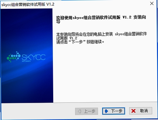 SkyCC 运行库一键安装工具界面