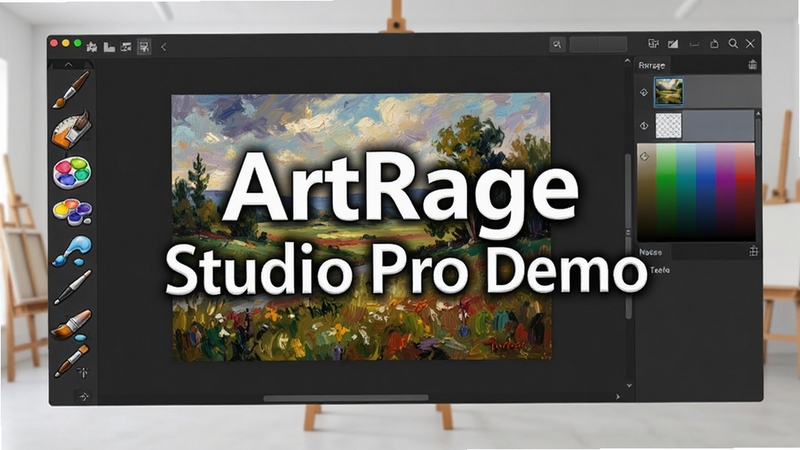 ArtRage Studio Pro Demo ���ֻ滭�������棬��๤���������ͻ��ʡ�ˮ�ʱʵ�ͼ�꣬���뻭������һ��ɫ��Ũ���ķ羰�ͻ����Ҳ���ͼ������ɫ��壬���廷���������࣬����Ϊ��͵�ǳ��ɫ�����ҳ�������������ͻ����������ArtRage Studio Pro Demo�����ø���дʵ�����Ⱦ��