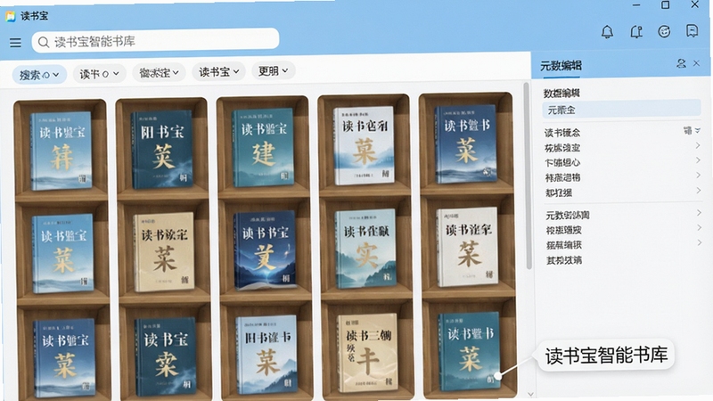 ���鱦���������������ҳ���ͼ���չʾ�����������ͼ��ÿ��������������Ϸ������������ǩɸѡ�����Ҳ���ʾԪ���ݱ༭��壬�����б�ע�����鱦������⡱������UI��������ִ���ɫ����ǳ�����ɫΪ������������