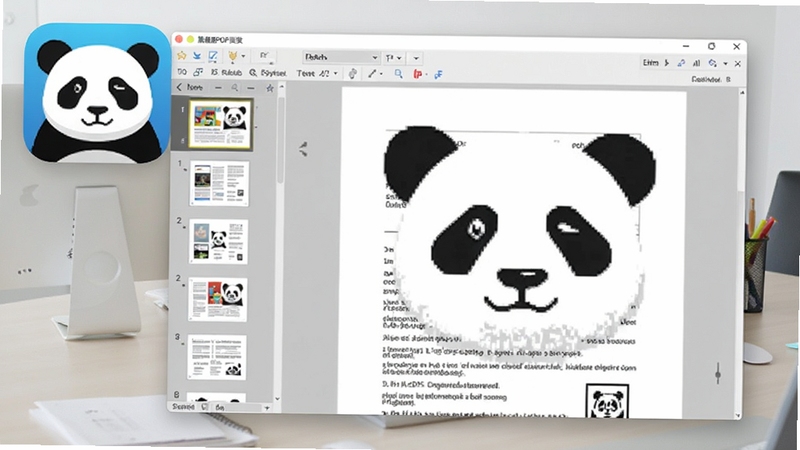 ��èPDF�Ķ���������Ԥ��ͼ������ͼ��Ϊ�ɰ�����è���󣬽�����������򿪵�PDF�ĵ������������ͼ��������Ϊǳ��ɫ�칫���棬��������������ϸ�ڷḻ���ʺ���������չʾ