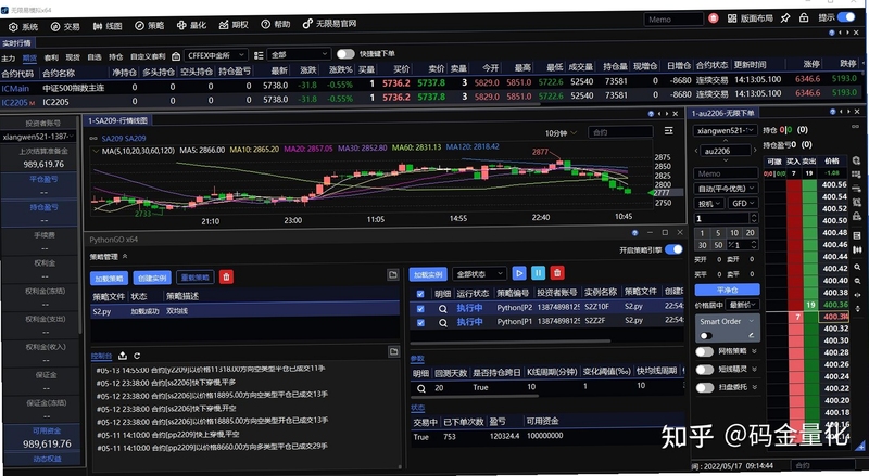 交易CC 软件 截图 界面