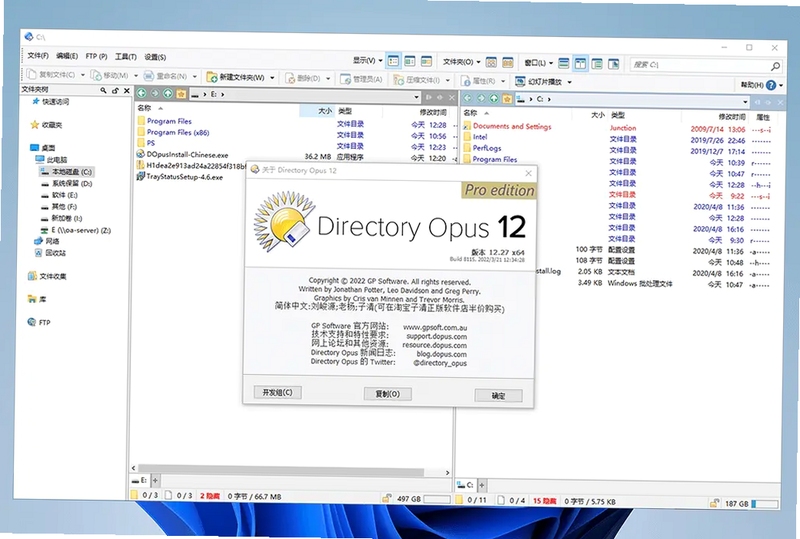 Directory Opus ˫�����������