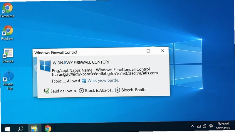 Windows Firewall Control����ͼ�굯����������֪ͨ����ʾ����������·�����û���ѡ����������ֹ������ΪWindows���棬�����࣬ͻ������ʵʱ��ع���