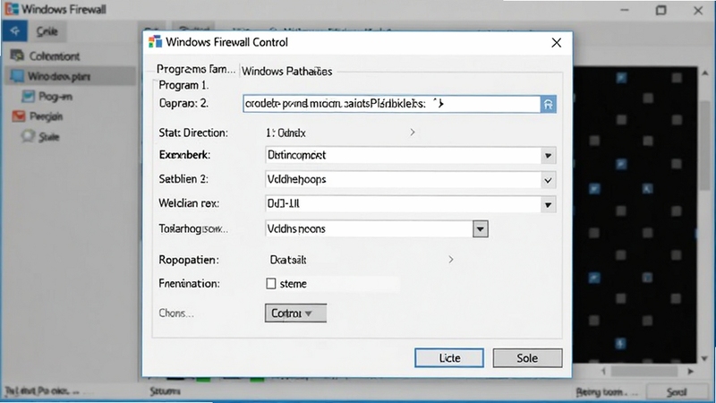 Windows Firewall Control�������ӶԻ���ѡ�����·�������ó�վ���򣬽�������������Ϊ���������棬չʾ��ϸ����ѡ��