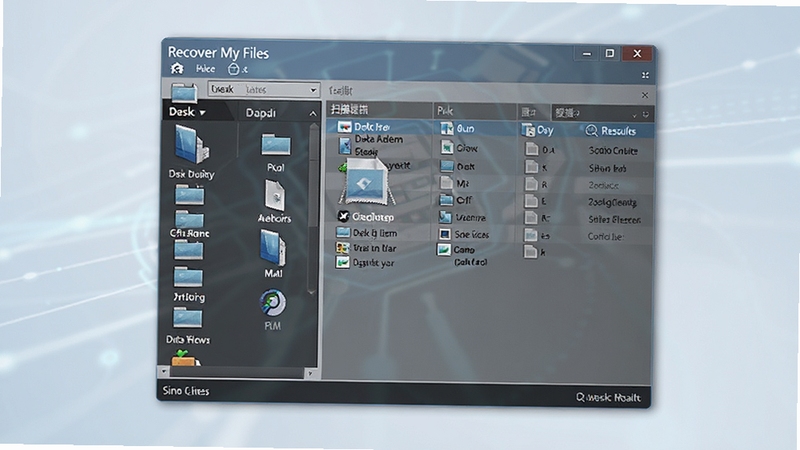 Recover My Files ����������Ԥ��ͼ���������չʾ�����������ڣ����Ϊ���̷���ѡ���б����Ҳ�Ϊ�ļ�ɨ����չʾ���򣬱���Ϊ��͵����׽���Ƽ��з�Χ��������дʵ������ͻ�����ݻָ���������