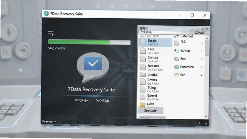 7Data Recovery Suite ���ݻָ�����������Ԥ��ͼ��չʾӲ��ɨ����������ļ������б�������Ϊǳ��ɫ�Ƽ��в���̨�����Ӿ�ͻ���ָ�������������