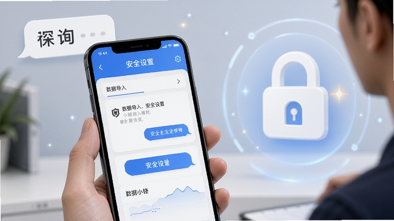 ̽СǮ�û��ʴ𳡾���չʾ�ֻ������ݵ����밲ȫ���ý��棬����Ϊ��ѯ�Ի�����������ͼ�꣬����ǿ����ȫ�ɿ�������Ǩ�Ʊ����ԣ������רҵ