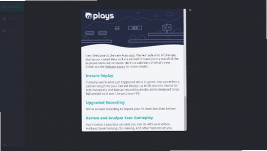 Plays.TV 游戏录制 软件界面