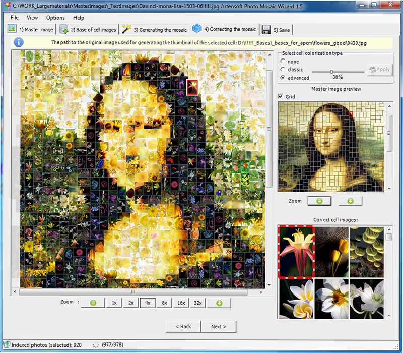 Artensoft Photo Mosaic Wizard 拼贴效果展示