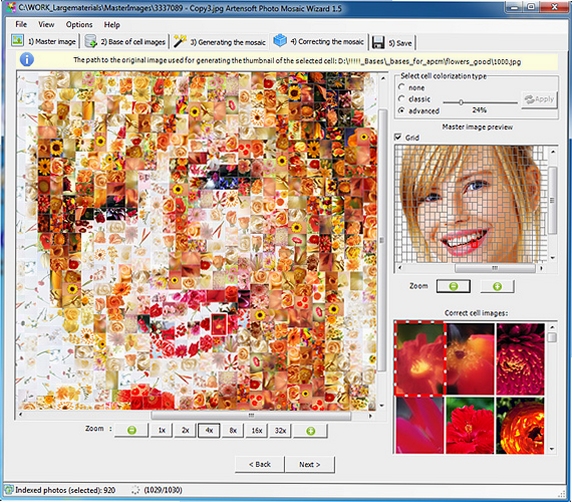 Artensoft Photo Mosaic Wizard 使用教程