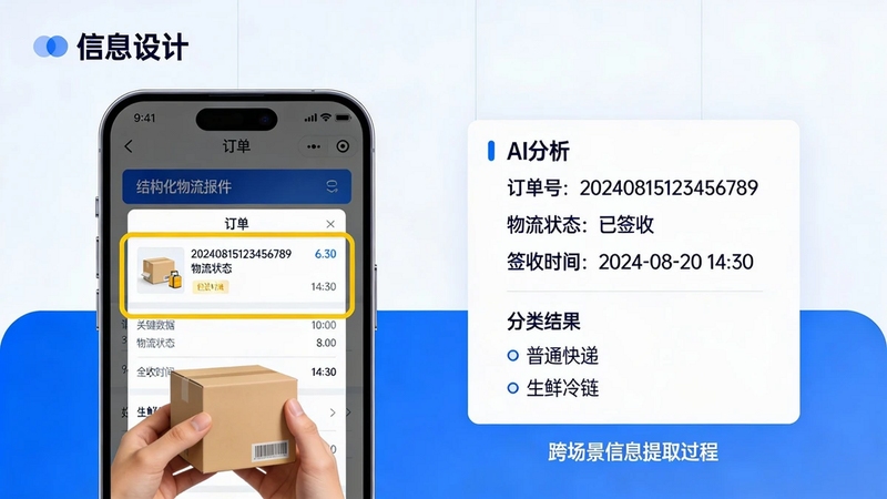 快递包裹寄收便捷查 智能识别单号 界面