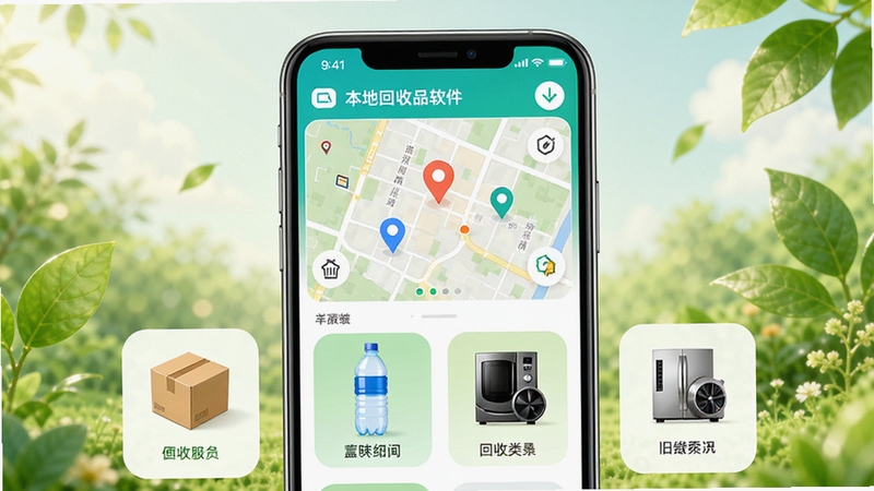 �����շ�Ʒ����������Ԥ��ͼ����������չʾ�ֻ�APP���棬�Ϸ���ʾ��������Ա��λ��ͼ���·�����ֽ�䡢����ƿ���ɼҵ�Ȼ���Ʒ��ͼ�꣬����Ϊ������ɫ���������������������ͻ����ݻ������⡣