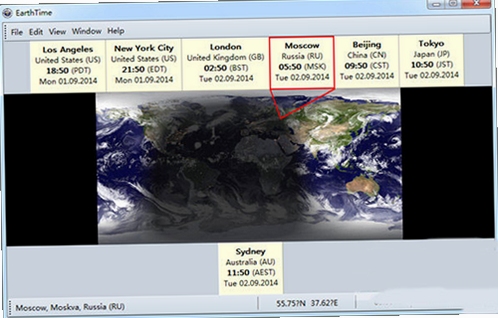 EarthTime�����̳� ʹ�ü���