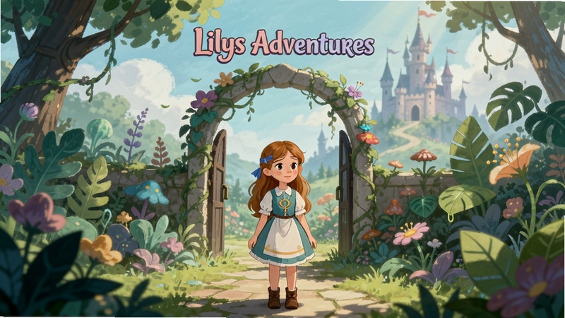Lilys Adventures ��Ϸ������Ԥ��ͼ��������������������վ�ڻ�԰��ڣ�������ï�ܶ����ص�ֲ����Զ���������ֵĳǱ���ɫ��������ͣ��ֻ���ϸ�ڷḻ����ֱ��ͼ���ʺ��ֻ���Ļչʾ��