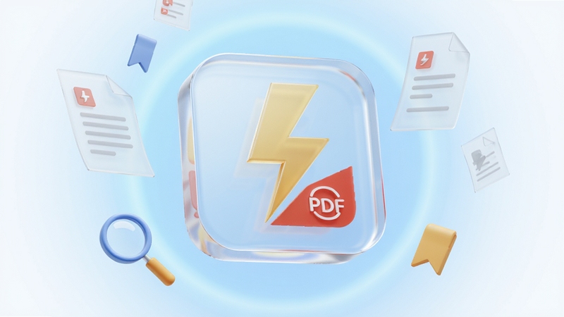 ����һ��3D���Ĳ�Ʒչʾͼ��������������������PDF�Ķ�����͸�������ʸ�ͼ�꣬�����ǽ����ǳ��ɫ�Ƽ��й��Σ���Χ�����Ű�͸����PDF�ļ�ҳ��ͷŴ󾵡���ǩ��СԪ�أ�����������࣬ͻ������Ч���Ķ���Χ������ɾ�������