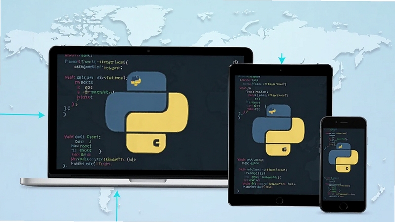Python��ƽ̨���и���ͼ������չʾһ̨�ʼǱ����ԡ�һ��ƽ���һ���ֻ���ͬ��ʾ��ͬPython�������н��������Ϊ�����ͼ������Ԣ���ƽ̨���ԣ�������¿Ƽ���