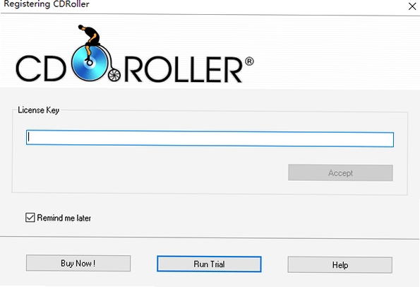 CDRoller 界面截图