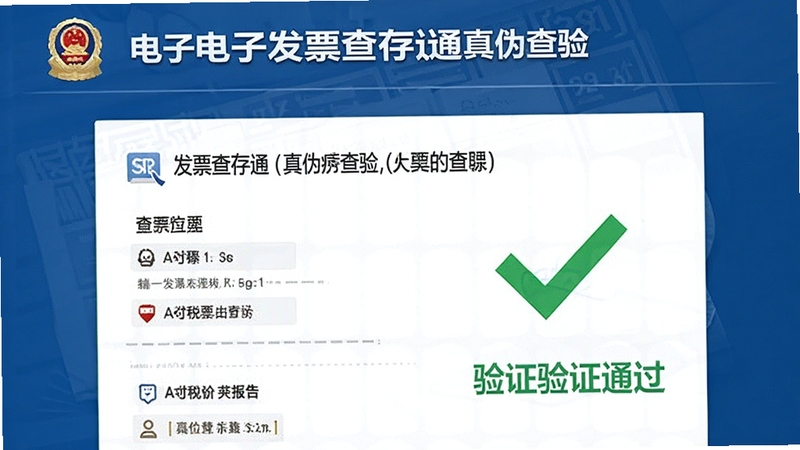���ӷ�Ʊ���ͨ��α���鹦�ܽ��棬��ʾ��Ʊ������ҳ�棬��ɫ�Թ���ʾ��֤ͨ��������Ϊ˰������ɫ������Ϣչʾ����