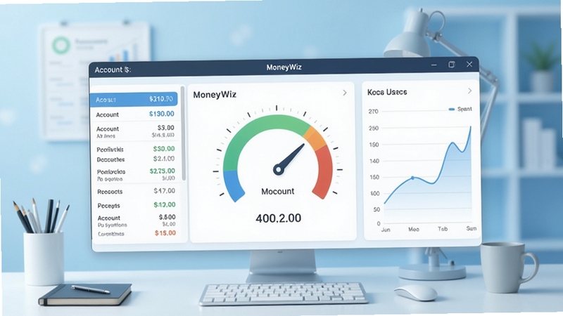 MoneyWiz��������������չʾ�˻������Ǳ��̣����Ϊ�˻��б����Ҳ�Ϊ��֧����ͼ������Ϊǳ��ɫ����칫���滷������������רҵ������Booguģ������