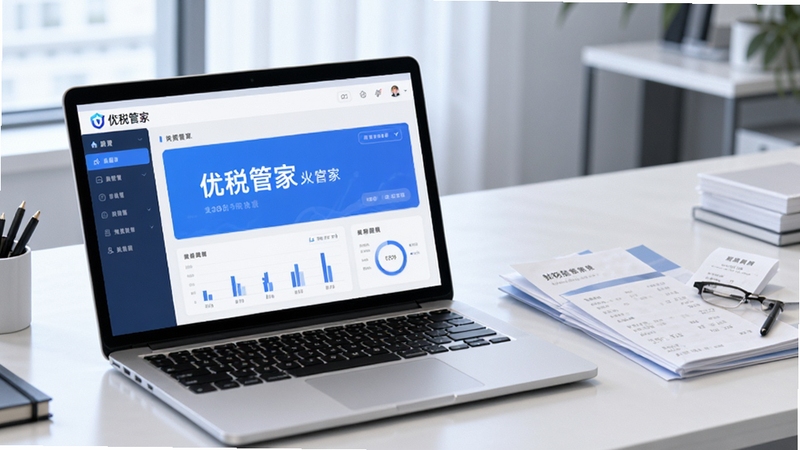 ��������Ϊ��˰�ܼҵ��������棬λ�ڻ�������ƫ��λ�ã���������Ϊ�����ִ��칫���棬�����Ϸ�����һ̨�򿪵ıʼǱ����Ժͼ��������Ʊ���ļ�������ɫ��������Ϊ����ͻ����˰������רҵ����Ƽ��У���������������ϸ�ڷḻ