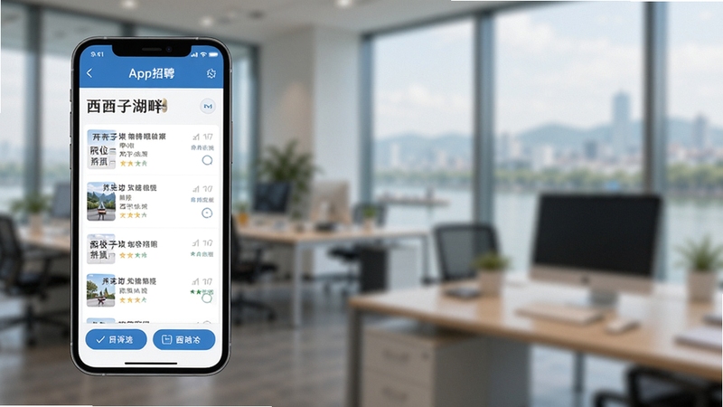 ���Ӻ���app��Ƹҳ��չʾ����������Ϊ�ֻ���Ļ�ڳ���ְλ�б���ɸѡ��ť����������Ϊ�칫�����黯����������רҵ������Booguģ������