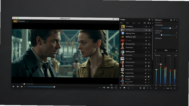 KMPlayer 64X ����������ȫ��չʾ����������Ϊ���ڲ��ŵ�4K�����Ӱ���棬ɫ�ʱ���ͨ͸������������λ����Ļ����ƫ��λ�ã��Ҳ�Ϊ�����б����������壬����Ϊ���ɫĥɰ�ʸ����棬������Ƽ���Լ������Booguģ������