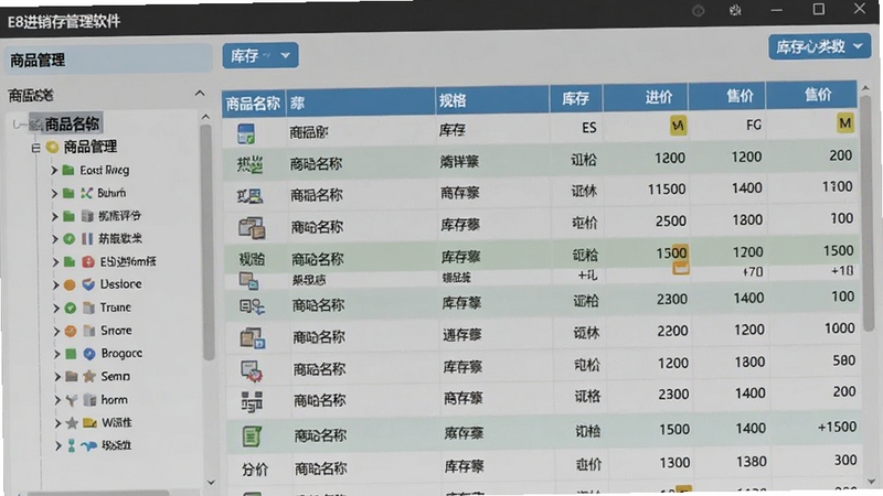 E8���������������Ʒ���������ͼ��񣬻���չʾ��Ʒ�б��������������������������Ҳ������ʾ��Ʒ���ơ���񡢿�桢���ۡ��ۼ۵��ֶΣ���ɫ��ˬ������Booguģ������